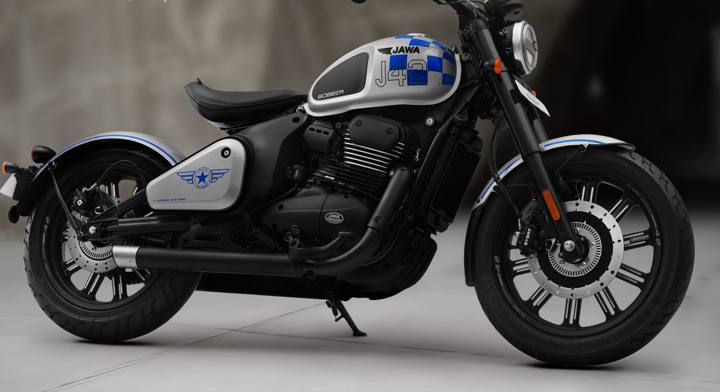 Jawa 42 Bobber All Stars in Silver Knight