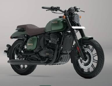 Yezdi Roadster in Green Mamba