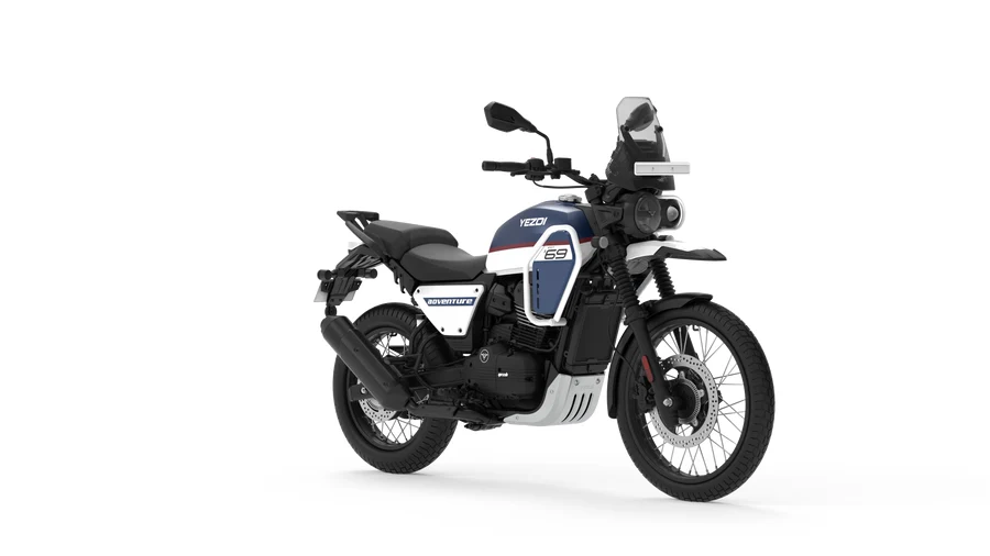 Yezdi Adventure (Twin Standard) in Nebula Blue White